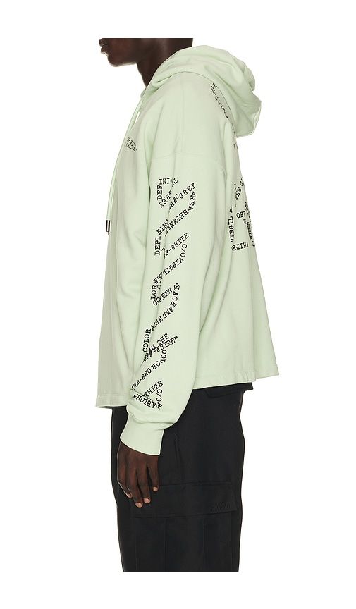Type Arrow Loose Hoodie in Green. - size L (also in M, S, XL/1X) - OFF-WHITE - Modalova