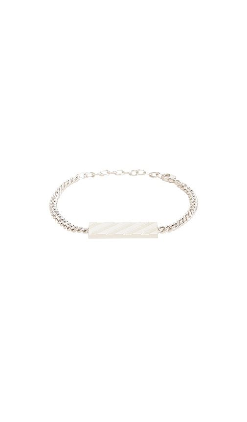 Diag Bracelet in Metallic - OFF-WHITE - Modalova