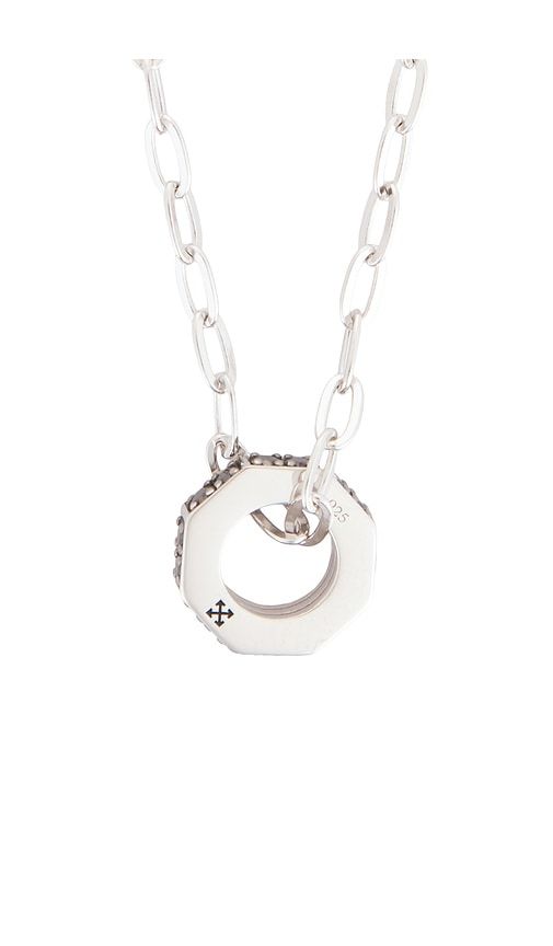 Hex Nut Chain Pendant Necklace in Metallic - OFF-WHITE - Modalova