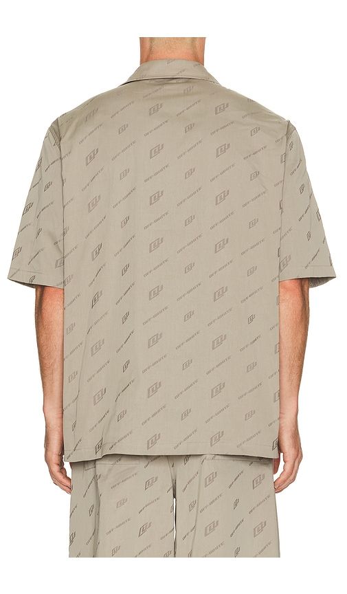 Jacquard Bowling Shirt in Neutral. - size 46 (also in 50, 52, 54) - OFF-WHITE - Modalova