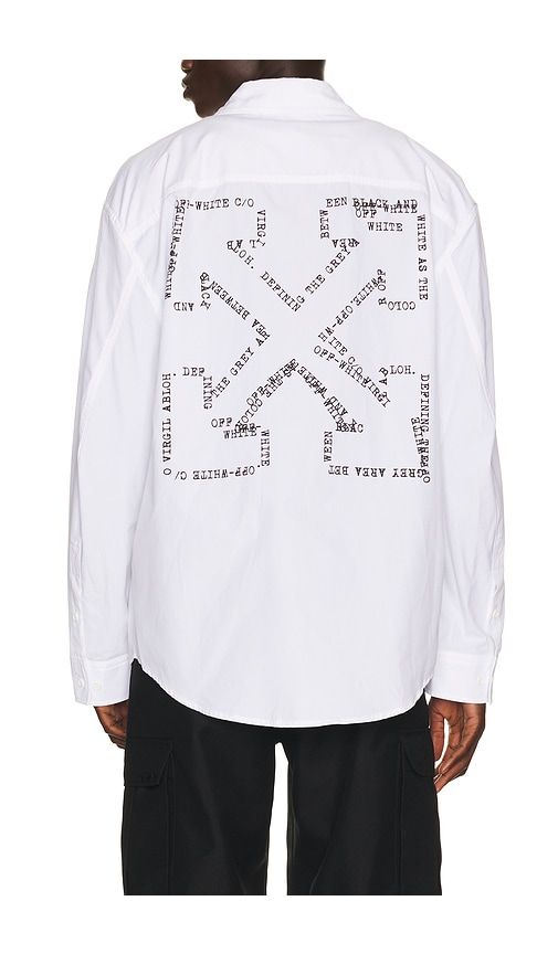 OFF- Type Arrow Overshirt in . - size 46 (also in 48, 50, 52, 54) - OFF-WHITE - Modalova