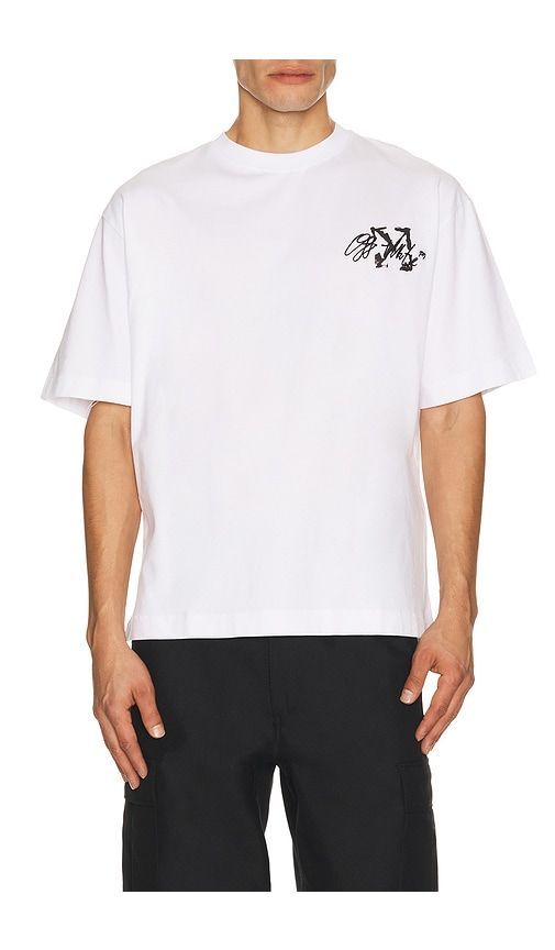 OFF- Stroke Skate Short Sleeve Tee in . - size L (also in M, S, XL/1X) - OFF-WHITE - Modalova