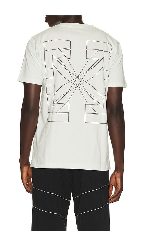 Double Arrow Slim Tee in White. - size L (also in M, S, XL/1X) - OFF-WHITE - Modalova