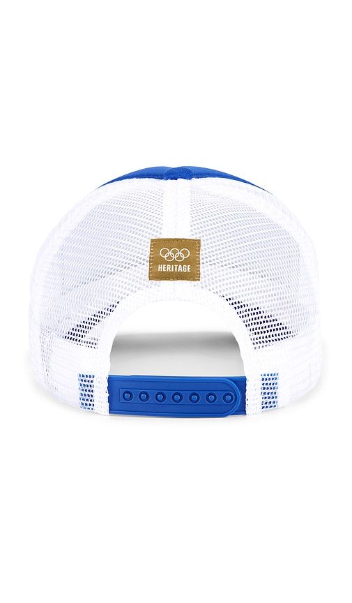 Los Angeles 84 Stars And Rings Foam Trucker Hat in - Olympics Heritage - Modalova
