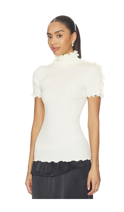 Viola Seamless Top in White. - size L (also in M, S, XS, XXL) - OperaSPORT - Modalova
