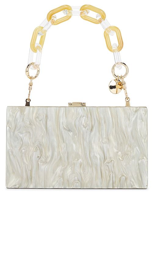 Erika Acrylic Wave Bag in Beige - olga berg - Modalova