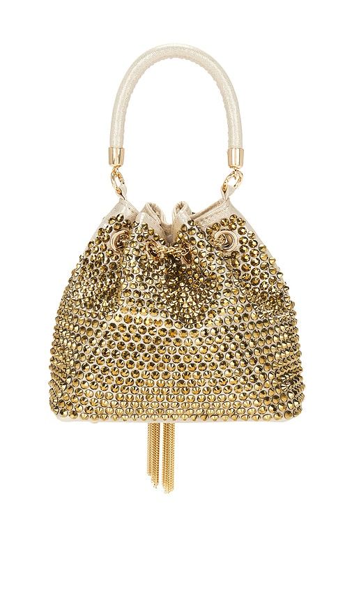 Santorini Hotfix Pouch in Metallic - olga berg - Modalova