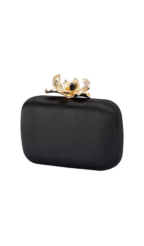 Adele Orchid Lock Clutch in - olga berg - Modalova