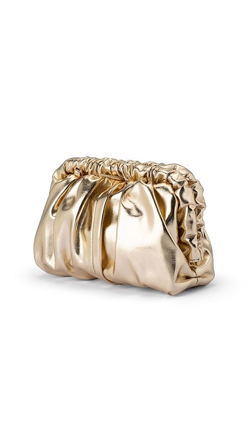Betty Metallic Clutch in Metallic - olga berg - Modalova