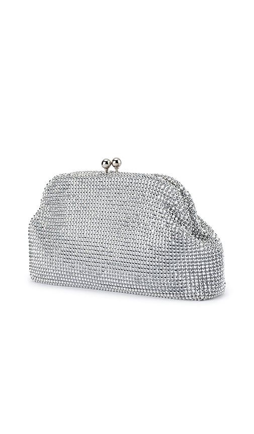Ela Crystal Clutch in Metallic - olga berg - Modalova