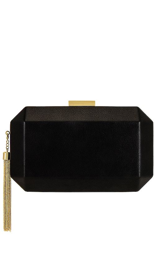 Lia Facetted Clutch With Tassel in - olga berg - Modalova