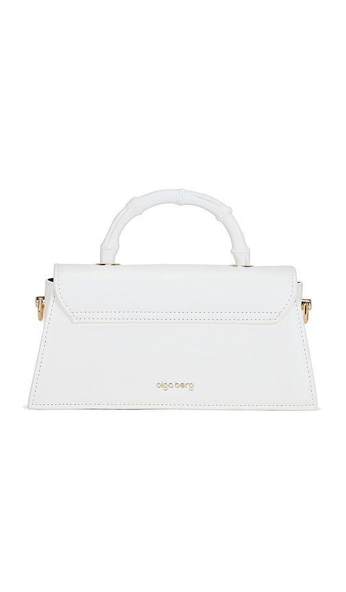 Phoebe Bamboo Handle Bag in - olga berg - Modalova