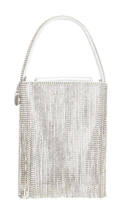 Billie Crystal Fringe Bag in Metallic - olga berg - Modalova