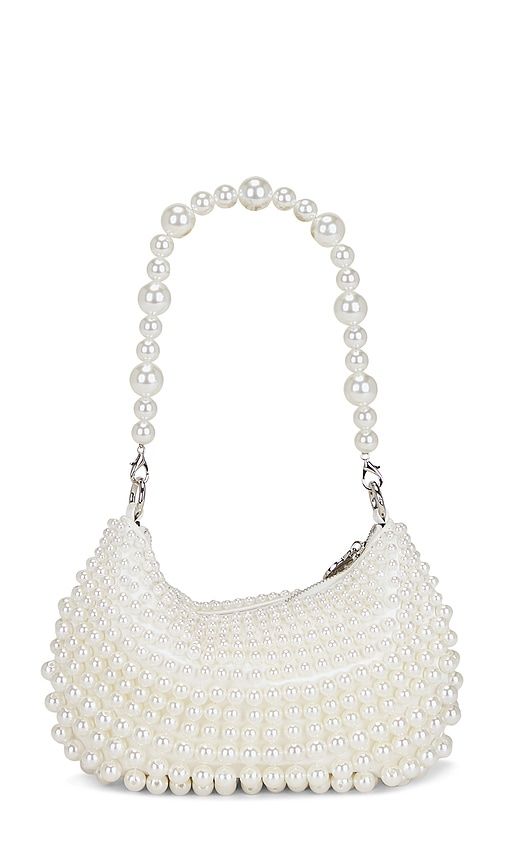 Pia Croissant Bag in White - olga berg - Modalova