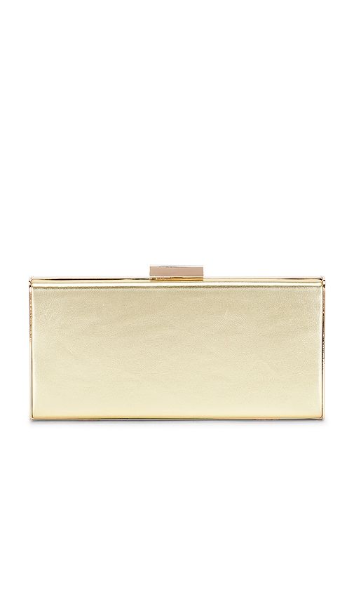 Samantha Slimline Clutch in Metallic - olga berg - Modalova