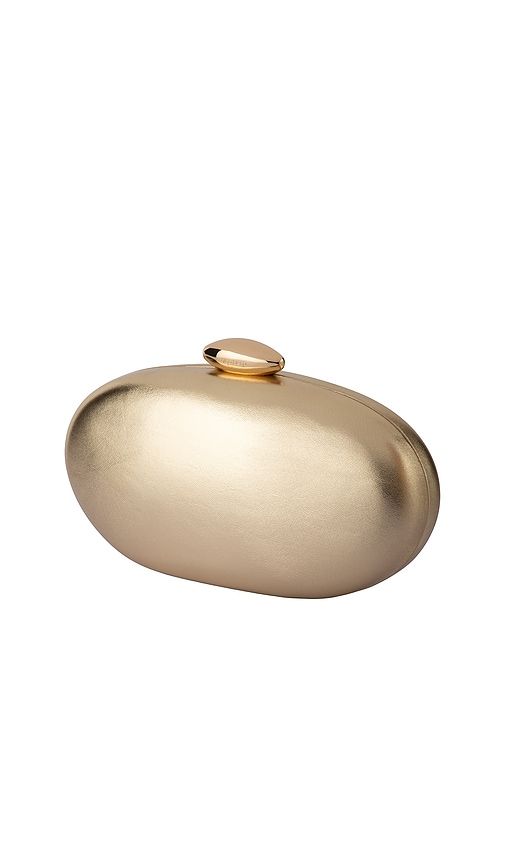 Yuzu Oval Clutch in Metallic - olga berg - Modalova