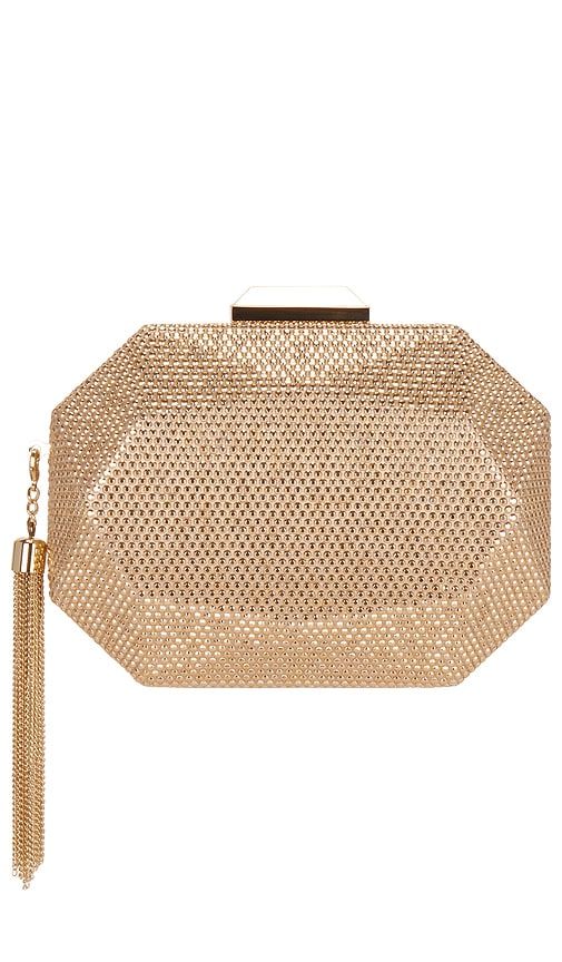 Tilly Hotfix Clutch in Metallic - olga berg - Modalova
