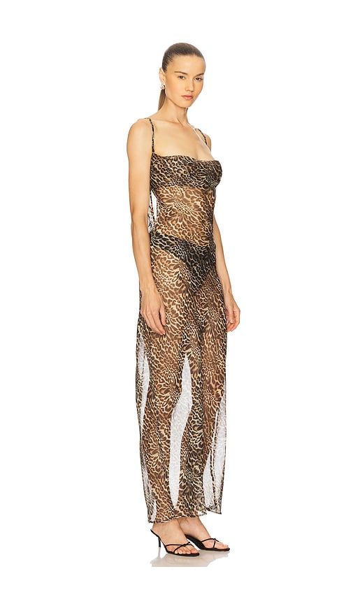 Jagger Maxi Slip Dress in Tan. - size L (also in S, XS) - One Teaspoon - Modalova