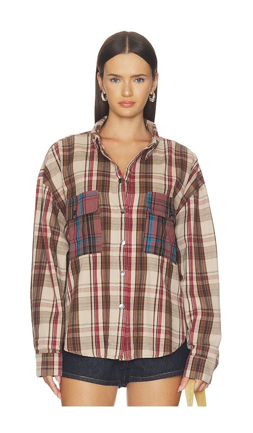 Prairie Check Daria Shirt in Multi. - size L (also in M, S, XL, XS, XXS) - One Teaspoon - Modalova