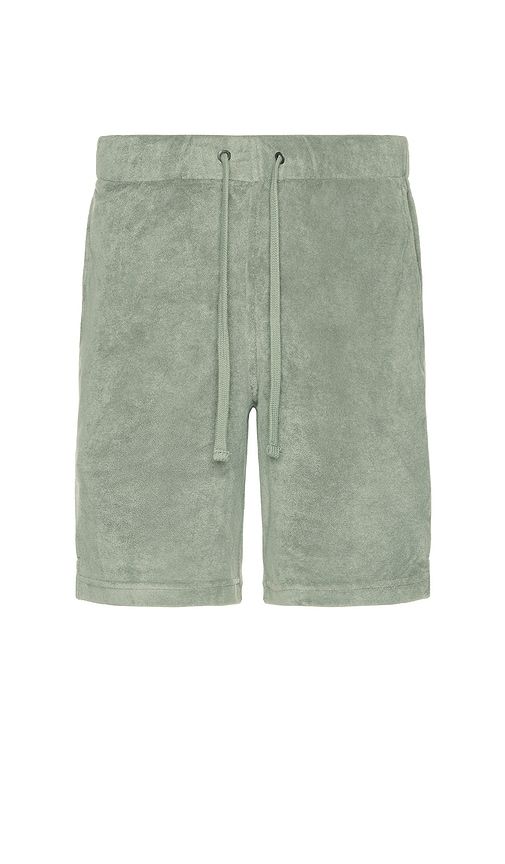 Towel Terry Pull-on Short in Green. - size L (also in M, S, XL/1X) - onia - Modalova