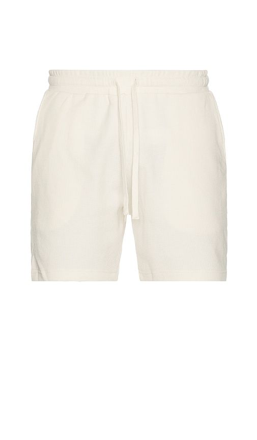 Macro Waffle Pull-on Short 6 in Cream. - size L (also in M, XL/1X) - onia - Modalova