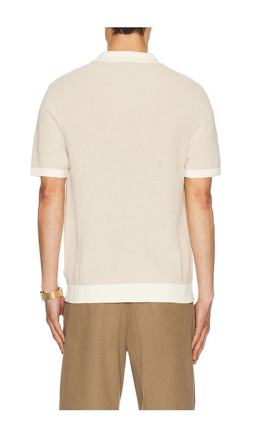 Linen Button Up Sweater Shirt in Beige. - size L (also in XL/1X) - onia - Modalova