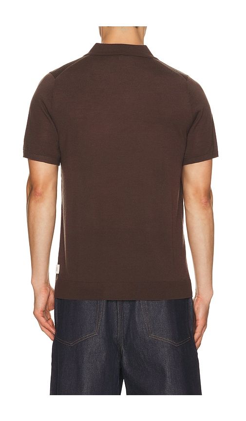 Extra Fine Merino Wool Johnny Polo in Chocolate. - size S (also in XL/1X) - onia - Modalova