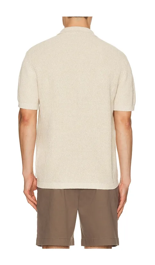 Silk Linen Camp Shirt in Neutral. - size S (also in XL/1X) - onia - Modalova