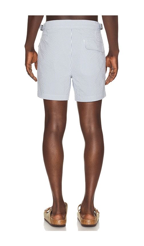 Calder Buckle 5 Swim Trunk in Blue. - size 30 (also in 31, 32, 34) - onia - Modalova
