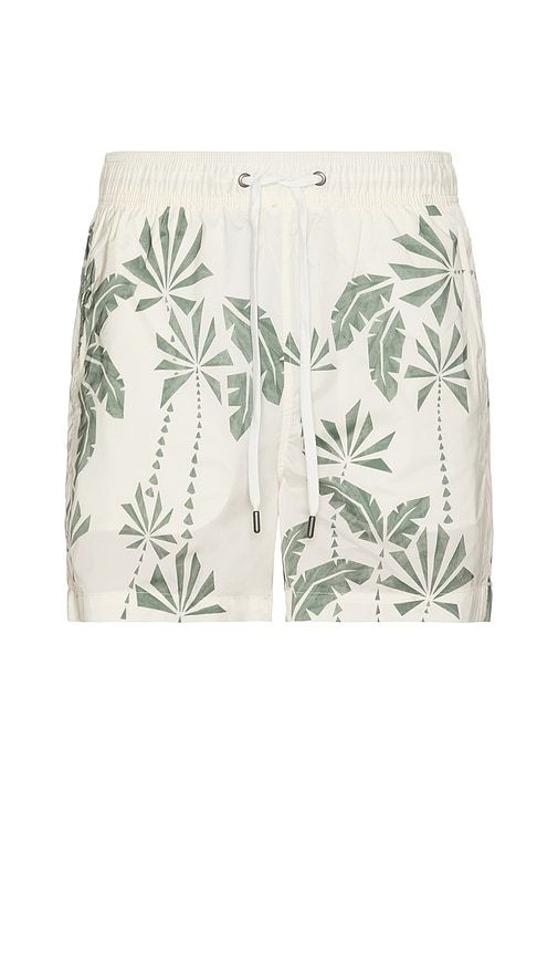 Charles 5 Swim Trunk in White. - size L (also in M, S, XL/1X) - onia - Modalova