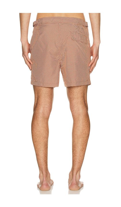 Calder Buckle 5 Swim Trunk in Brick,White. - size 30 (also in 32, 34) - onia - Modalova