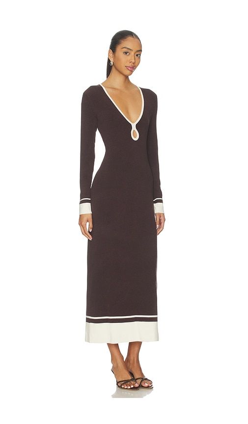 Linen Tencel Maxi Dress in Brown,White. - size S (also in XS) - onia - Modalova
