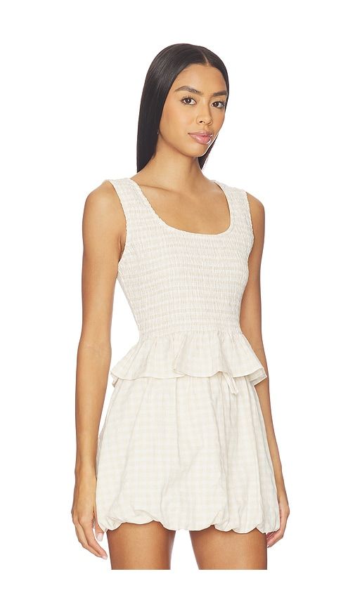 Air Linen Smocked Tank Top in Neutral. - size L (also in M, S, XL, XS) - onia - Modalova