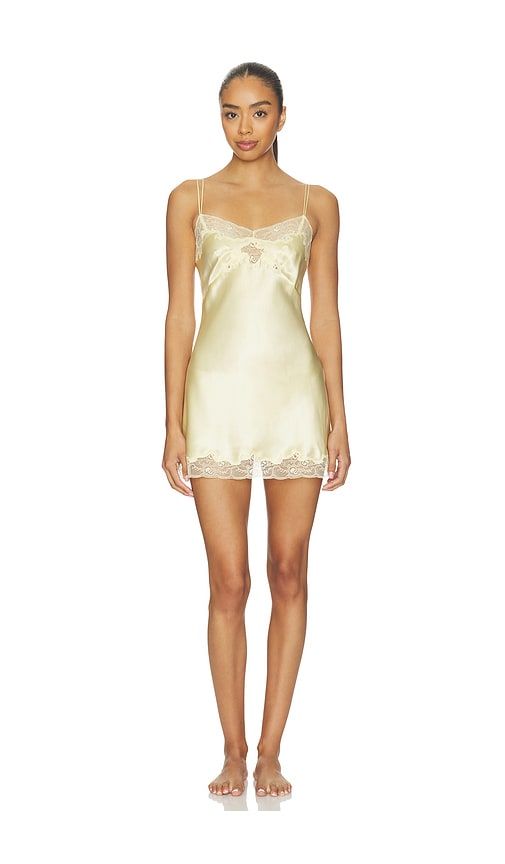 Mini Slip Dress in Yellow. - size M (also in L) - Only Hearts - Modalova