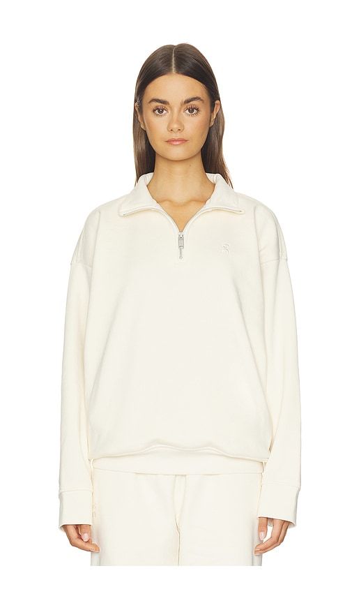 Club Collective 1/4 Zip Sweater in Beige. - size L (also in M) - On - Modalova