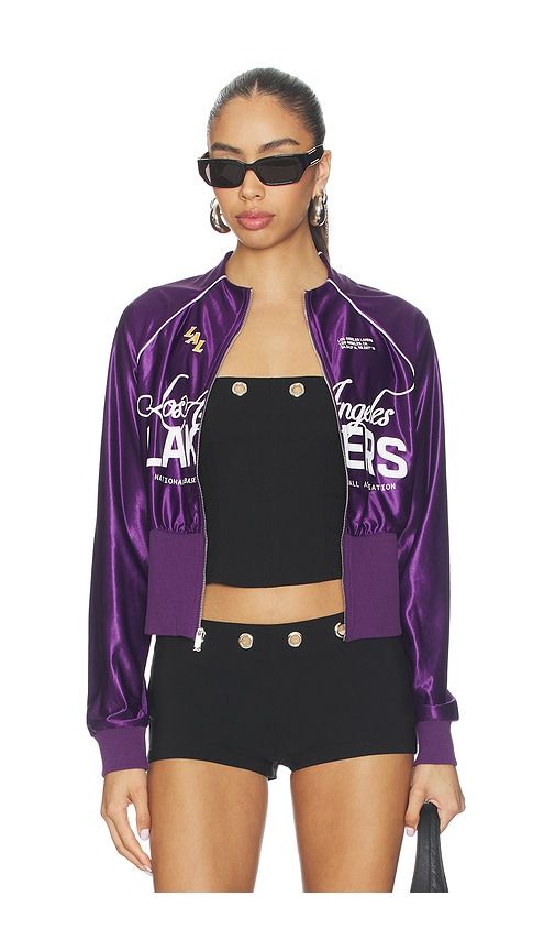 Cropped Track Jacket in Purple. - size M (also in S, XS) - Off Season - Modalova