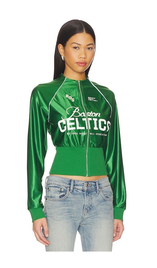 Cropped Track Jacket in Green. - size M (also in XS) - Off Season - Modalova