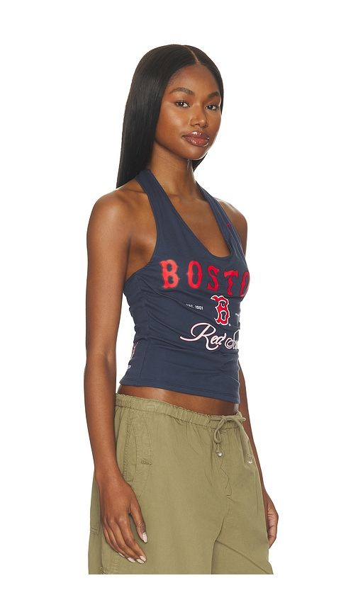 Ruched Halter Top in Navy. - size L (also in M, S, XS) - Off Season - Modalova