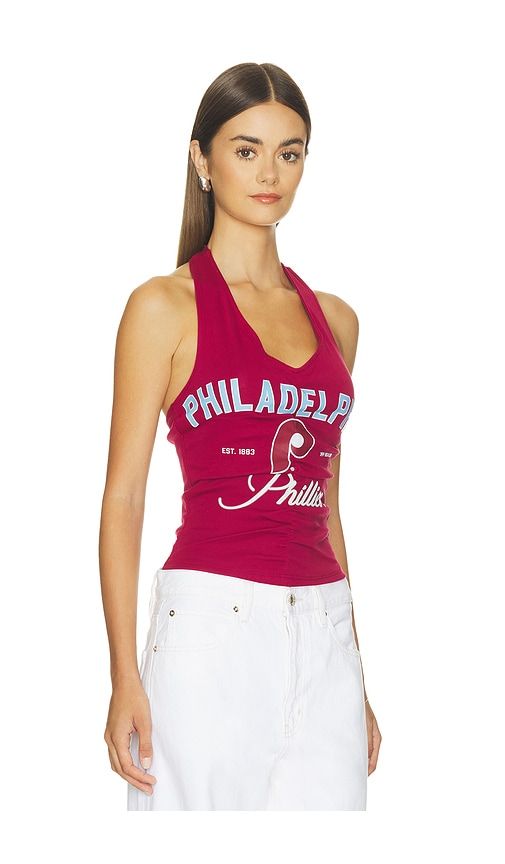 Ruched Halter Top in Red. - size L (also in M, S, XS) - Off Season - Modalova
