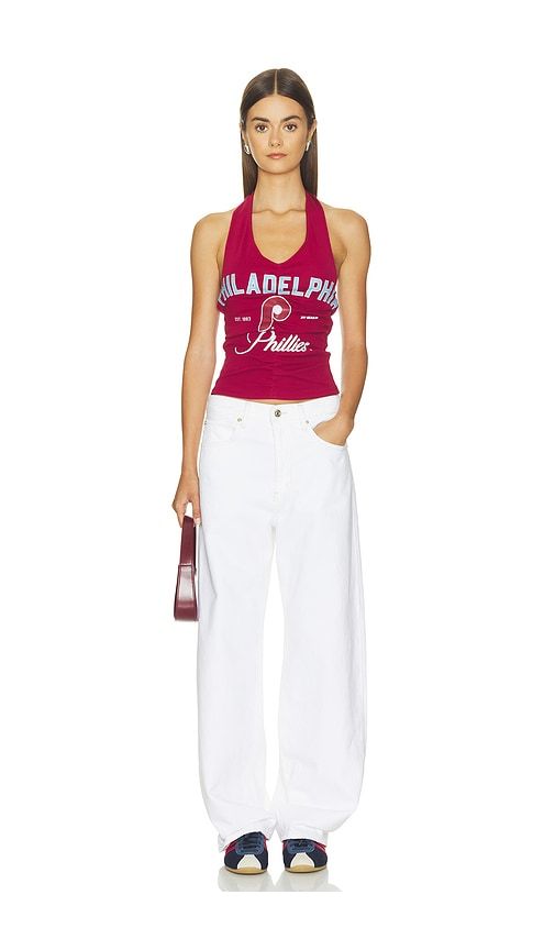 Philadelphia Phillies Ruched Halter Top in . Taglia L. Also in M, S, XS - Off Season - Modalova