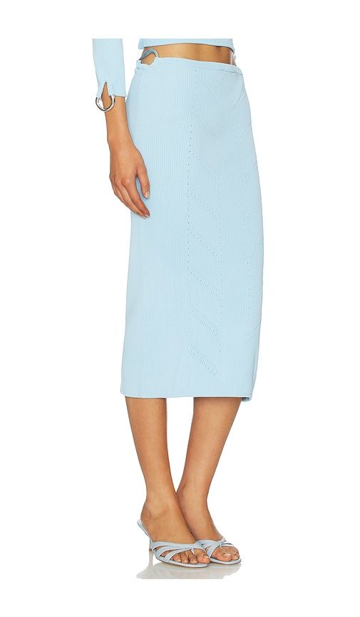 Lux Skirt in Baby Blue. - size M (also in S, XS) - OSIS STUDIO - Modalova