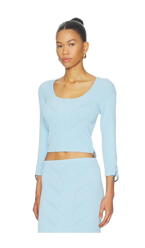 Blake Top in Baby Blue. - size M (also in XS) - OSIS STUDIO - Modalova