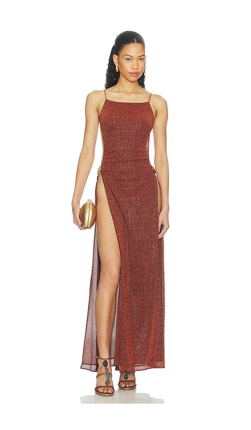 Lumiere Shell Long Dress in . - size L (also in M, S) - Oseree - Modalova