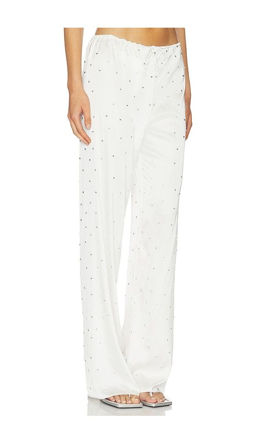 Bridal O Gem Pants in White. - size L (also in M, S) - Oseree - Modalova