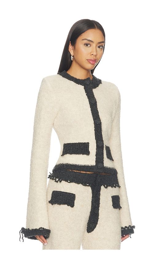 The Boucle Lounge Jacket in Cream. - size M (also in S) - Orseund Iris - Modalova