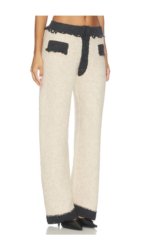 The Boucle Lounge Pant in Cream. - size M (also in S) - Orseund Iris - Modalova