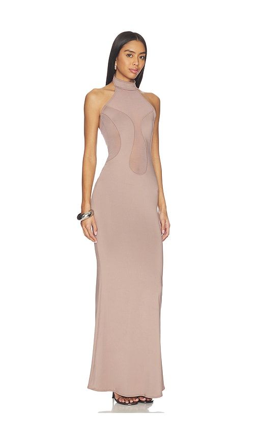 Selia Maxi Dress in Neutral. - size L (also in M, S, XL, XS) - OW Collection - Modalova