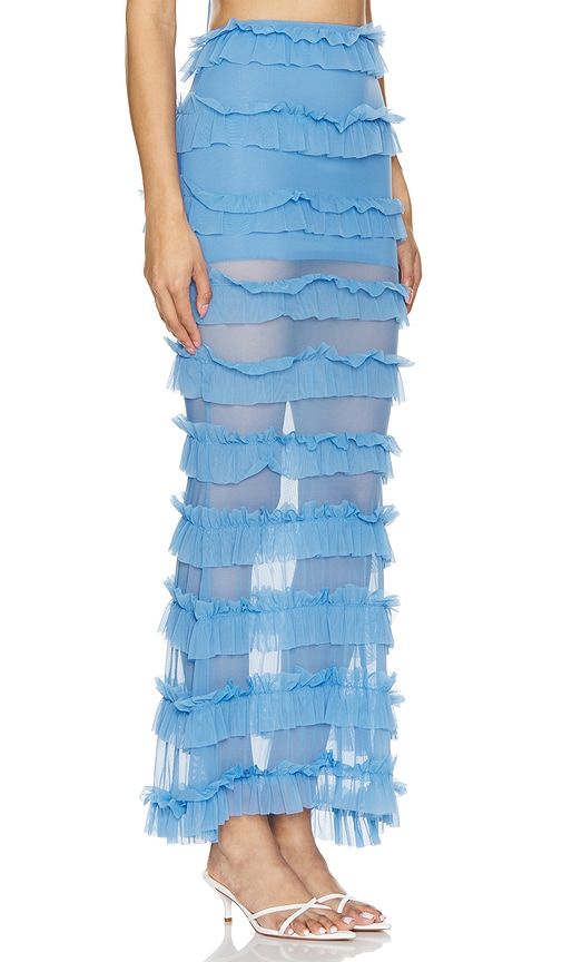 Gracie Maxi Skirt in Blue. - size L (also in XS) - OW Collection - Modalova