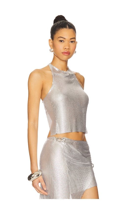 Gemma Top in Metallic . - size L (also in S) - OW Collection - Modalova