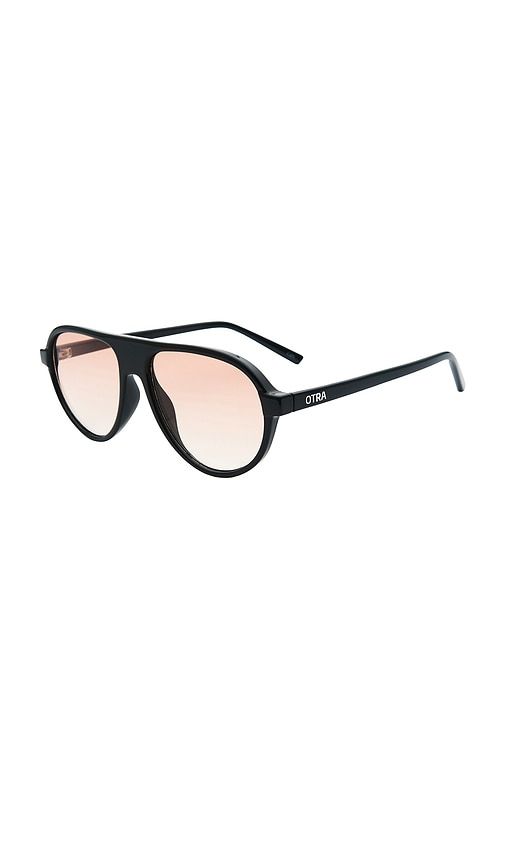 Otra Iggy Oval Sunglasses in Black - Otra - Modalova